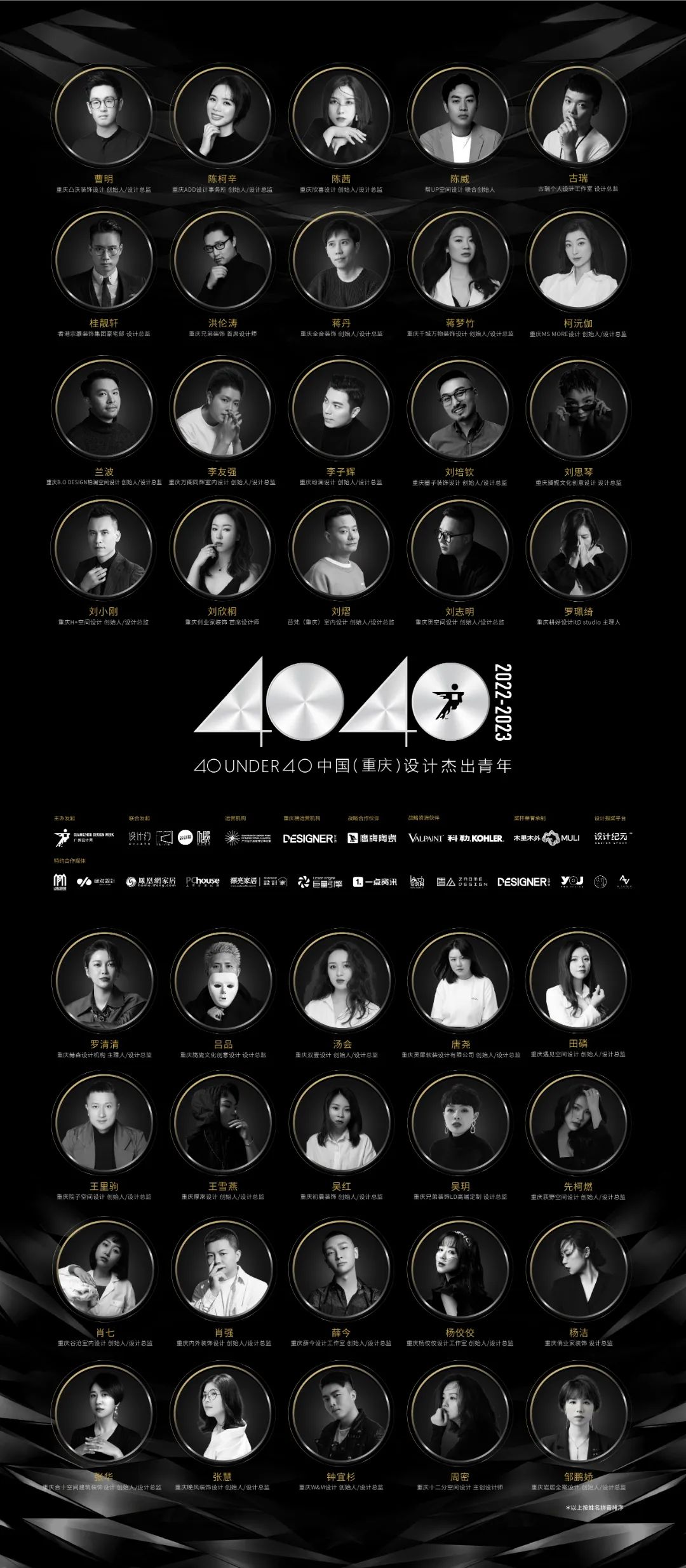 40 UNDER 40 | 省區(qū)榜List·2揭曉！10省區(qū)350位設(shè)計杰出青年脫穎而出！(圖4)