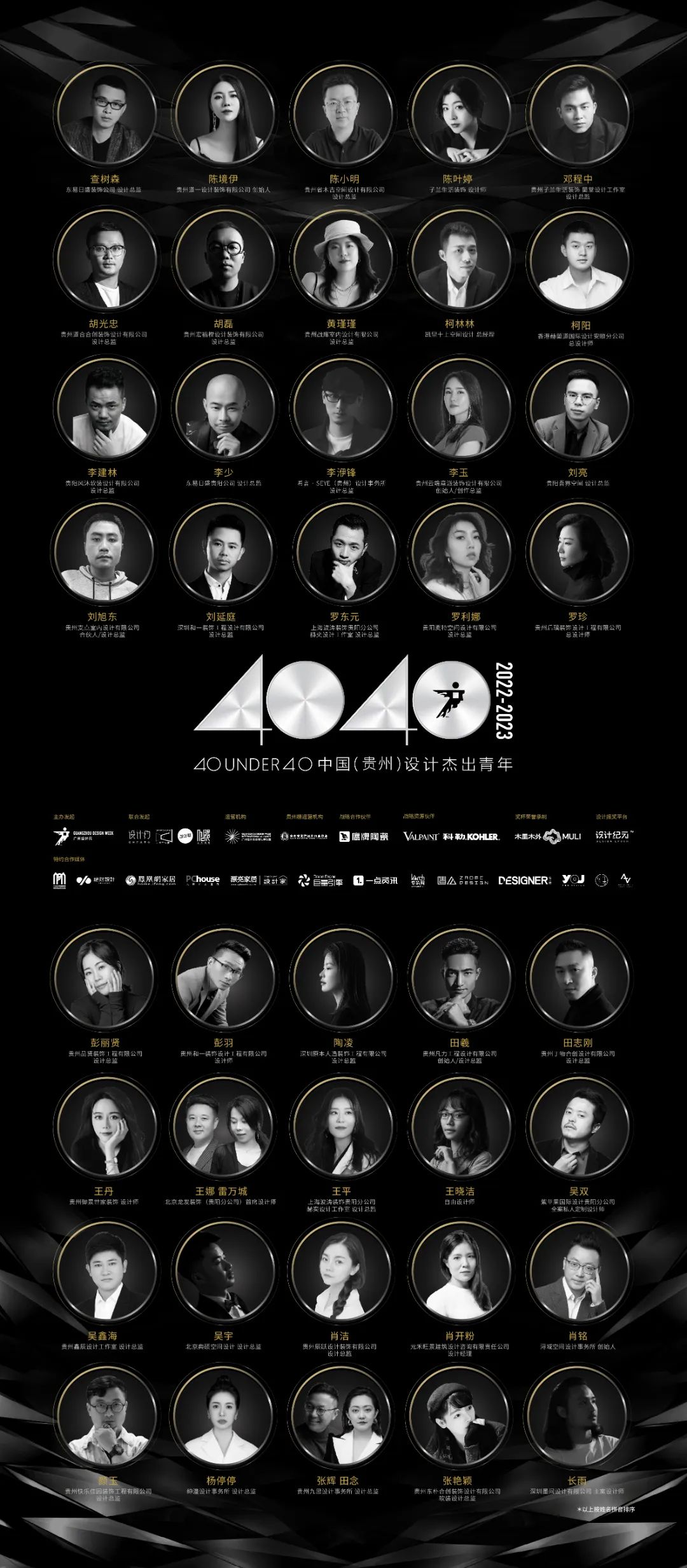 40 UNDER 40 | 省區(qū)榜List·2揭曉！10省區(qū)350位設(shè)計杰出青年脫穎而出！(圖10)