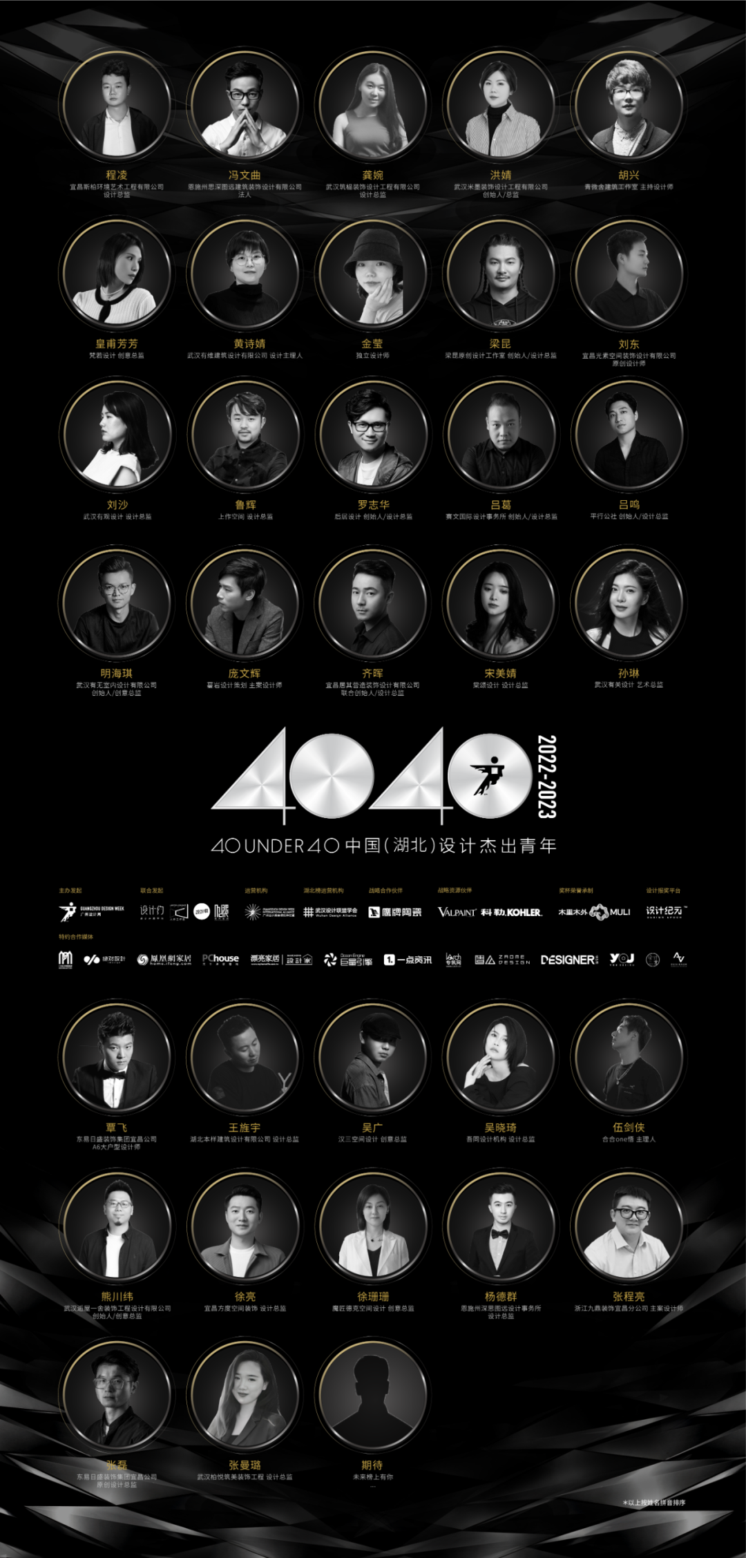 40 UNDER 40 | 省區(qū)榜List·2揭曉！10省區(qū)350位設(shè)計杰出青年脫穎而出！(圖19)