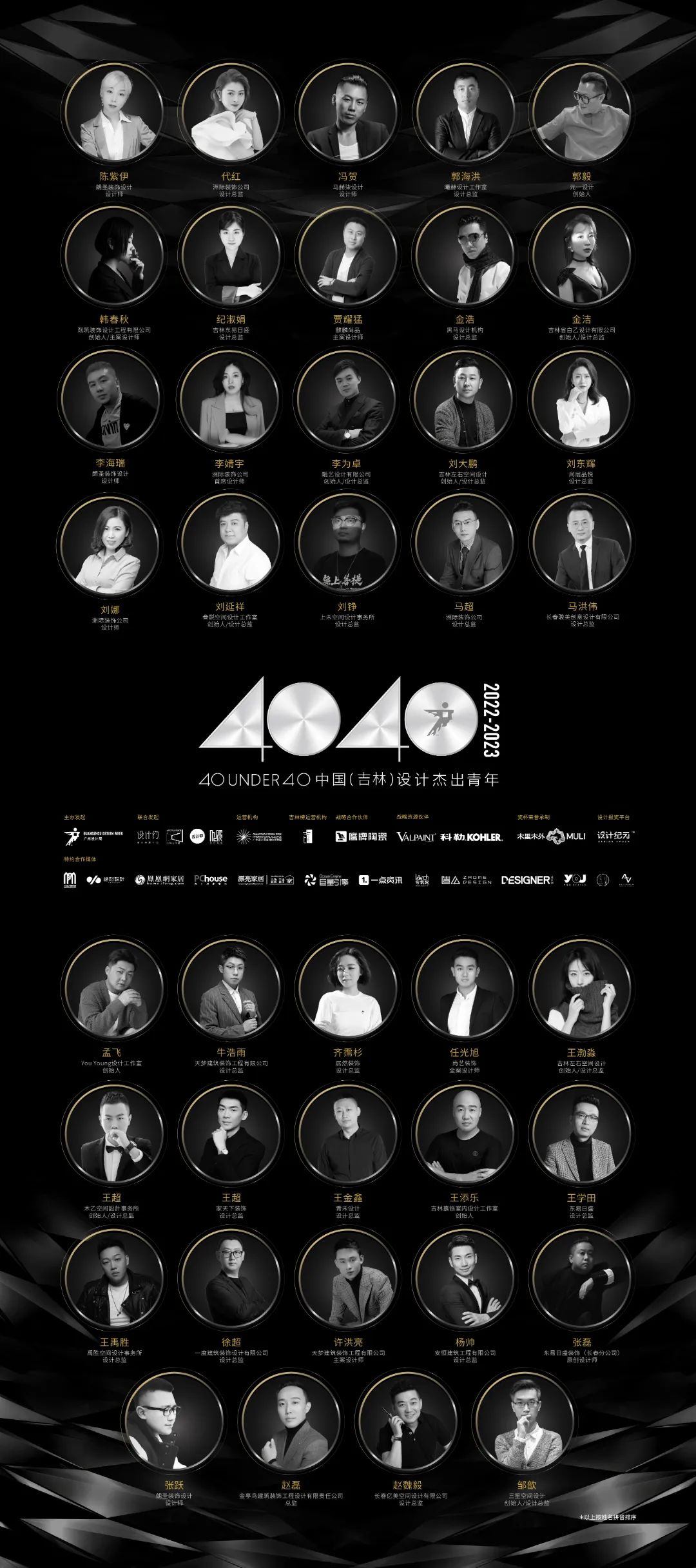40 UNDER 40 | 省區(qū)榜List·2揭曉！10省區(qū)350位設(shè)計杰出青年脫穎而出！(圖25)