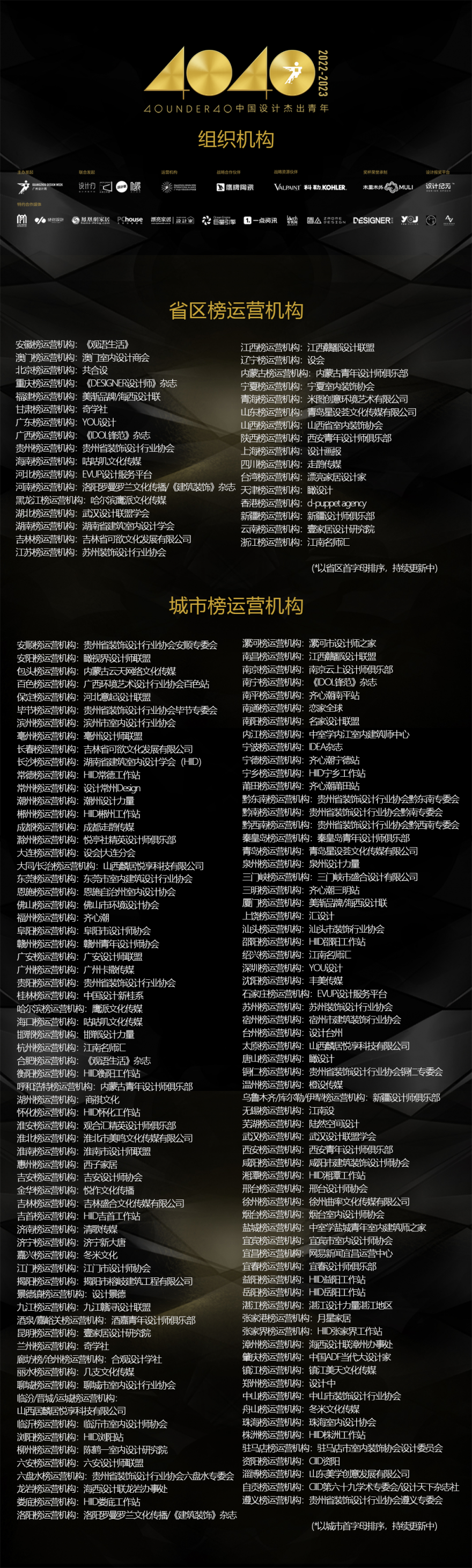 40 UNDER 40 | 省區(qū)榜List·2揭曉！10省區(qū)350位設(shè)計杰出青年脫穎而出！(圖33)